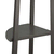 Kutne police s 3 razine crne 45,5 x 31,5 x 120 cm