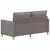Vidaxl Kavč Taupe 156 x 81 x 87,5 cm Blago