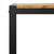 Vrtni stol s U-nogama 140 x 80 x 75 cm od masivnog drva bagrema