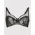 Chantelle Nedrček s kostjo True Lace C11M10 Črna