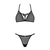 Sexy veš set 2-delni Celia Noir - M/L