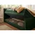 MID.YOU POSTELJA BOXSPRING 120 cm x 200 cm , tekstil, leseni material olivno zelena