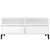 TV ormarić sjajni bijeli 100x34,5x44,5 cm od konstruiranog drva