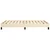 Vidaxl Posteljni okvir brez vzmetnice krem 120x200 cm blago