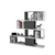 Hanah Home Polica 120x109x19,5cm Belo-Antracit