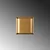 Opviq Zidna lampa Bera-15306, 15x15x11cm, IP20, Zlatna boje