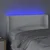 LED uzglavlje bijelo 83x16x78/88 cm od umjetne kože