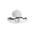 Kiotos Steel Handle Buttplug Penis with Clear Gem