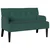 Chesterfield klupa Tamnozelena 112 x 65,5 x 75 cm Baršun