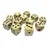 Kockice Chessex - Marble - Ivory & Black - Dice Block 16mm (12)