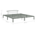 Okvir za krevet sivi metalni 180 x 200 cm