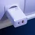 maXlife Maxlife MXT-09-45AC GaN mrežni polnilec USB-C PD/QC + USB-A 45W, bel