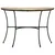 Vidaxl Stranska mizica 110x40x77 cm trden predelan les