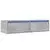 TV ormarić s LED svjetlima siva boja betona 100X35,5x25 cm