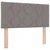 Vidaxl LED Box Spring Postelja z LED trakami Taupe 90 x 200 cm blago