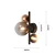 Brilagi - LED zidno rasvetno telo MILLA 3xG9/3W/230V braon/zadimljeno braon