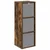 Kreveta s ladicama Dimljeni hrast 30,5 x 27 x 84,5 cm