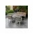 HANAH HOME Baštenska garnitura Hisar 3+1+1 Beige White