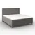 Bessagi Home Postelja Boxspring Olivia, Siva, 180x200
