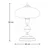 Brilagi - Stona lampa MOLLERO 1xE14/11W/230V bronza/patina
