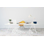 Decormat Podloga za stol Dot triangles 120x90 cm 15 cm