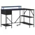 Stol s ladicama Crni hrast 120 x 79 x 86,5 cm Konstruirano drvo