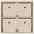 Kreveta s ladicama Sonoma hrast 49,5 x 22 x 47 cm