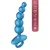 Playhouse Deep 5 Balls Anal Plug Vibrating with Remote Blue
