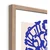 Tiskana slika z okvirjem 60x90 cm Blue Folklore – Styler