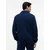 TOMMY HILFIGER Pletena jopa  temno modra