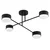 Brilagi - LED RGB prigušiva prislonjen luster MONO 4xGX53/14W/230V Wi-Fi Tuya crna