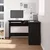 Kutni stol Crni hrast 120 x 140 x 75 cm Konstruirano drvo