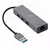 Gembird USB AM Gigabit network adapter with 3-port USB 3.0 hub | A-AMU3-LAN-01