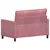 Vidaxl Kavč Roza 126 x 81 x 87,5 cm Žamet