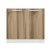 Hanah Home kuhinjski element Minar 4132, 90 cm, beli / dore