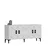 Hanah Home Konzola Cross KB150, 150x75x35 cm, Bela