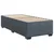 Postelja boxspring z vzmetnico Temno siva 90 x 190 cm Žamet