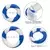 California Exotics Admiral 2 Ring Set Blue