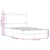 Vidaxl Kovinski posteljni okvir brez vzmetnice sonoma hrast 100x200 cm