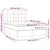 Vidaxl Box spring postelja z vzmetnico temno rjav 140x190 cm blago