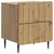 Noćni ormar s ladicama 2 pcs Hrast artisan 43 x 34,5 x 49,5 cm