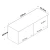 Hanah Home Komoda 120x46,8x42,5cm Orah