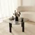 Hanah Home Klub sto Kei 80x40x80cm Antracit-Sivi