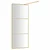 Stijenka za walk-in tuš sa staklom ESG zlatna 90 x 195 cm