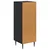 Kreveta Crna 33 x 34,5 x 89,5 cm Konstruirano drvo