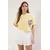 Trendyol Milla Ženska majica TWOSS25TS00055, Žuta
