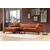 Atelier del Sofa Ugaona garnitura Petra L 145x69x87cm Narandžasta