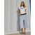 Bershka Majica  modra / svetlo modra / bela