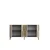 Hanah Home komoda Nota 150, 150 cm, antracit / travertin / zlatna