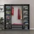 Hanah home Ormar Kale 180x210x52cm Antracit